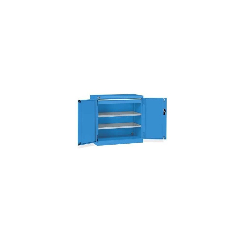 Flügeltürschrank 1023x555x1000mm, 54x27 EH mit 2 Fachböden und 1 Schublade