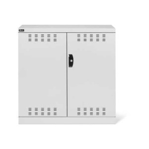 Flügeltürschrank 1023x555x1000mm, 54x27 EH mit 2 Fachböden und Energiekanal für Steckdosenleisten