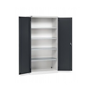 Flügeltürschrank 1023x555x2000mm, 54x27 EH mit 4 Fachböden