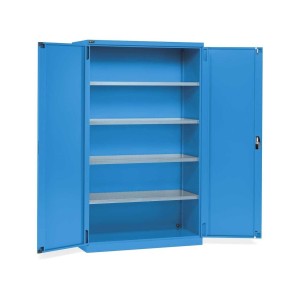 Flügeltürschrank 1193x555x2000mm, 64x27 EH mit 4 Fachböden