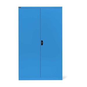 Flügeltürschrank 1193x555x2000mm, 64x27 EH mit 4 Fachböden + 3 Schubladen