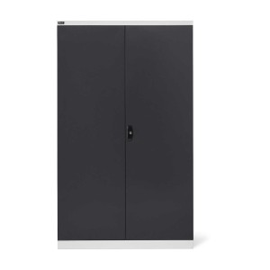 Flügeltürschrank 1193x555x2000mm, 64x27 EH mit 4 Fachböden + 3 Schubladen