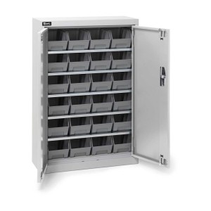 Armoire à bacs avec 24 bacs à bec AIR 700 x 267 x 1001 mm