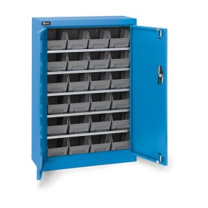 Armoire à bacs avec 24 bacs à bec AIR 700 x 267 x 1001 mm